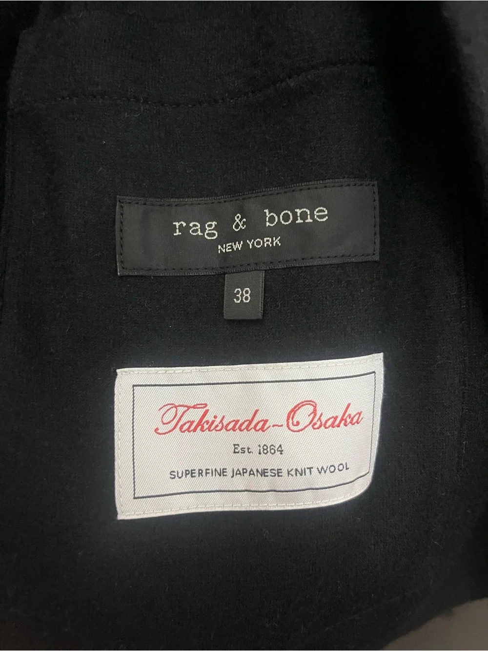 rag & bone Black Men’s Single-Breasted Sport Coat